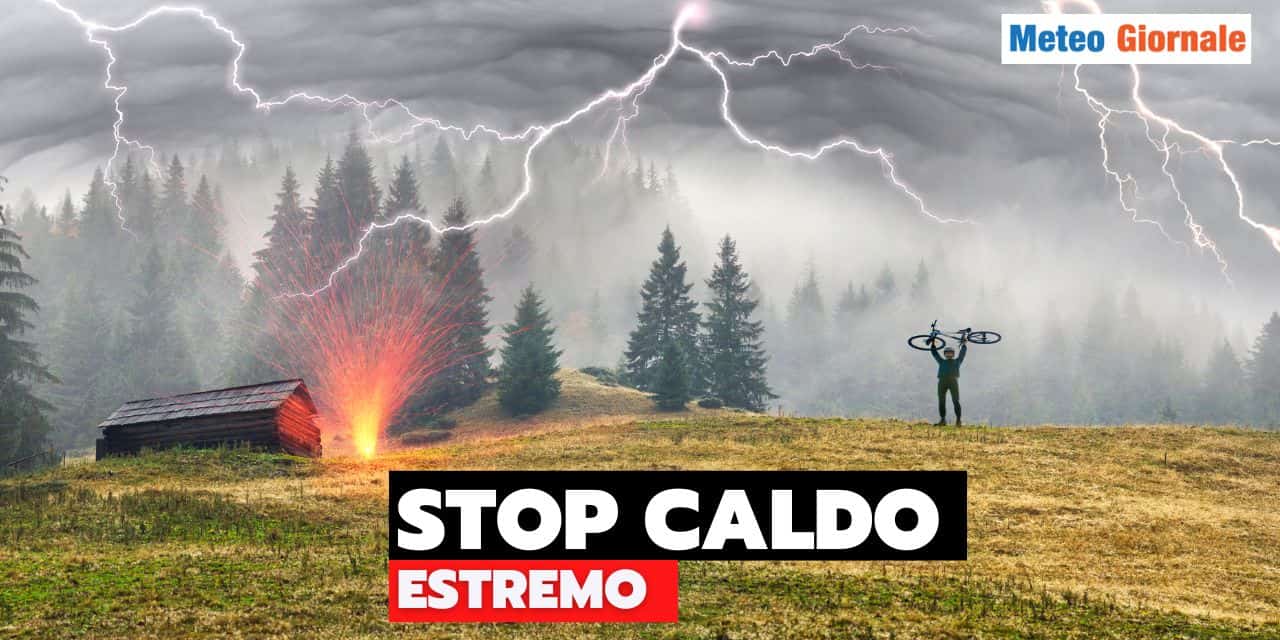 Meteo: CALDO INFERNALE, stime della fine di questo INCUBO