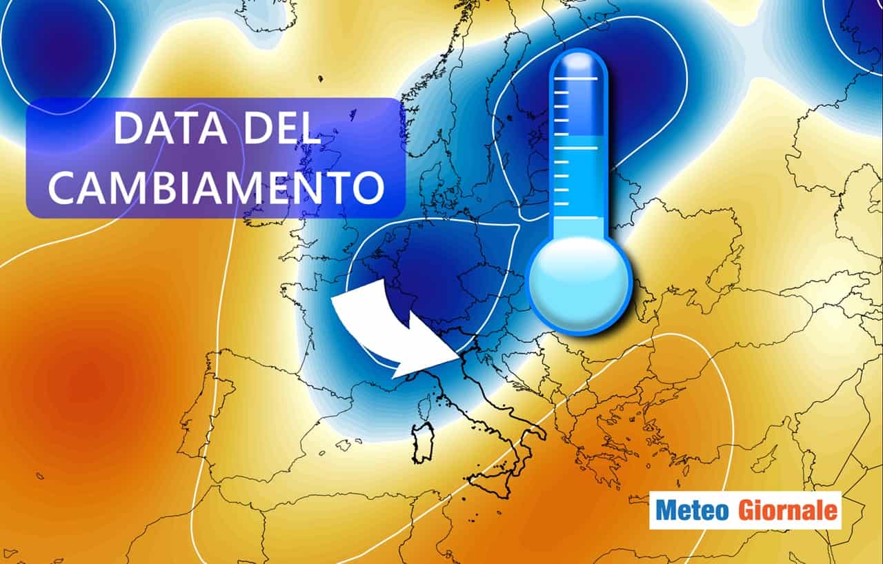 meteo data del cambiamento fresco