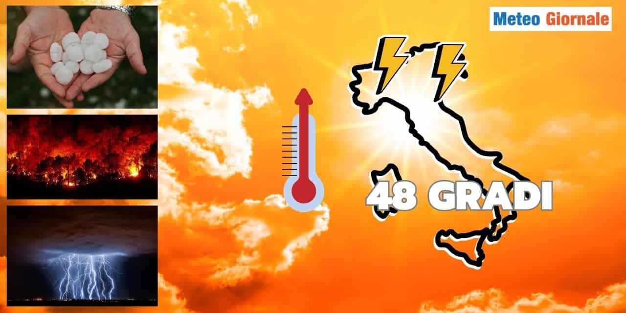 Continuano i fenomeni estremi del meteo sull’Italia