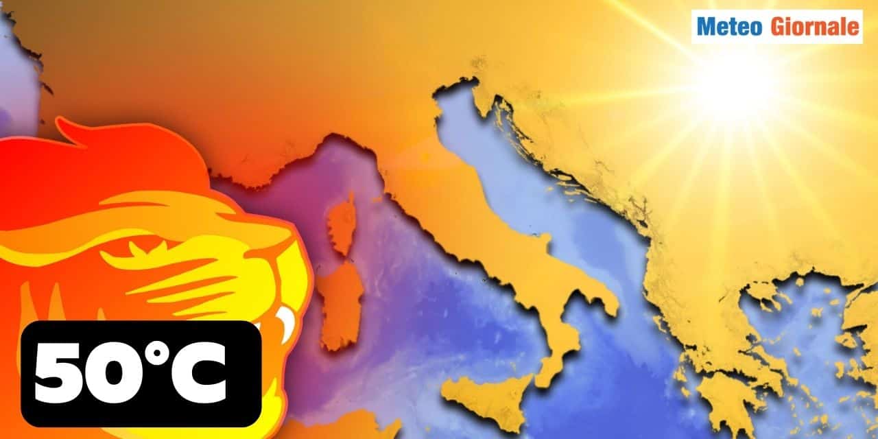 Meteo: l’ondata di calore è solo all’inizio. Possibile record europeo di 50 gradi in Italia