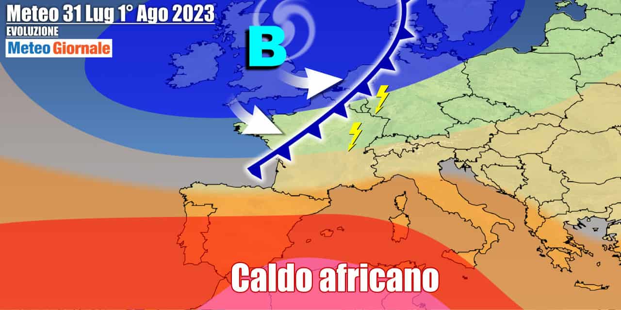 Ad inizio settimana fase normale estiva, in attesa di un successivo peggioramento