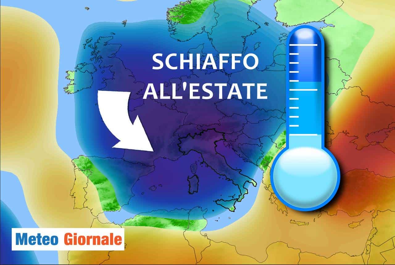 Meteo: schiaffo all’Estate, inizio di Agosto tremendo!