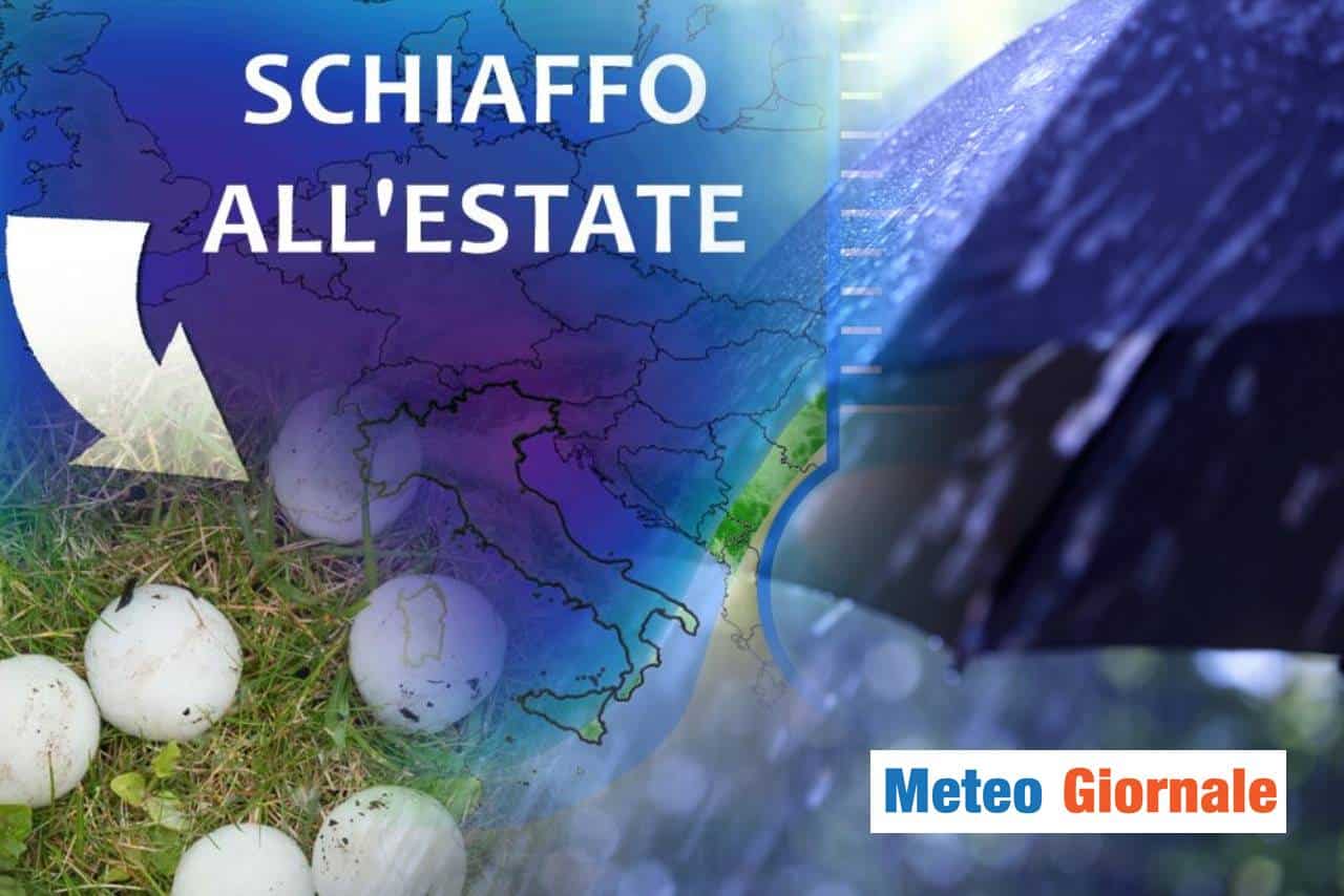 Meteo: fresco, temporali, grandine, le vacanze si mettono male