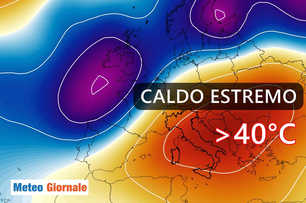 Meteo Italia: il caldo diventa ancor più forte, oltre 45 gradi!