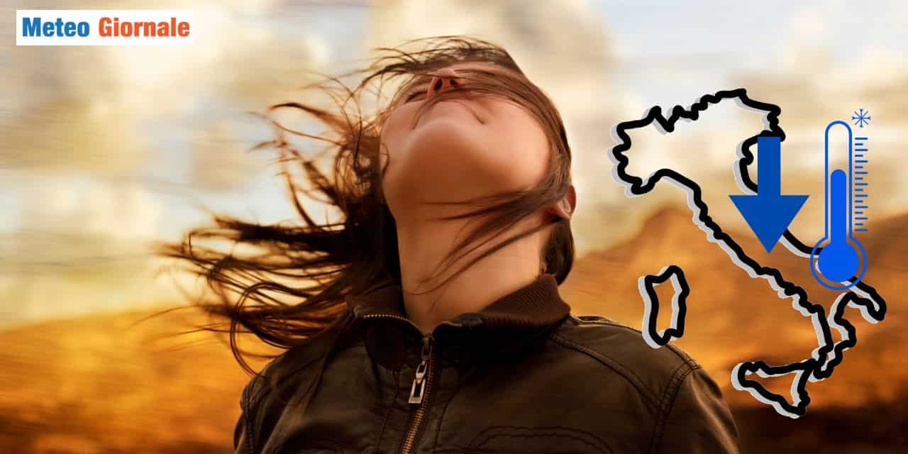 Meteo Italia, le temperature crollano anche di 20 gradi