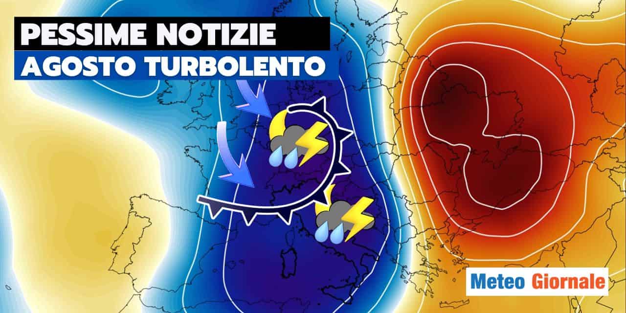 Meteo: tracollo dell’Estate, un guaio per gli italiani!