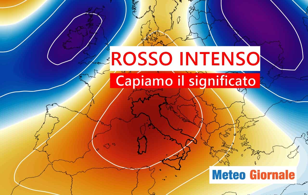 Meteo: “profondo rosso” nelle mappe, cosa sta succedendo?