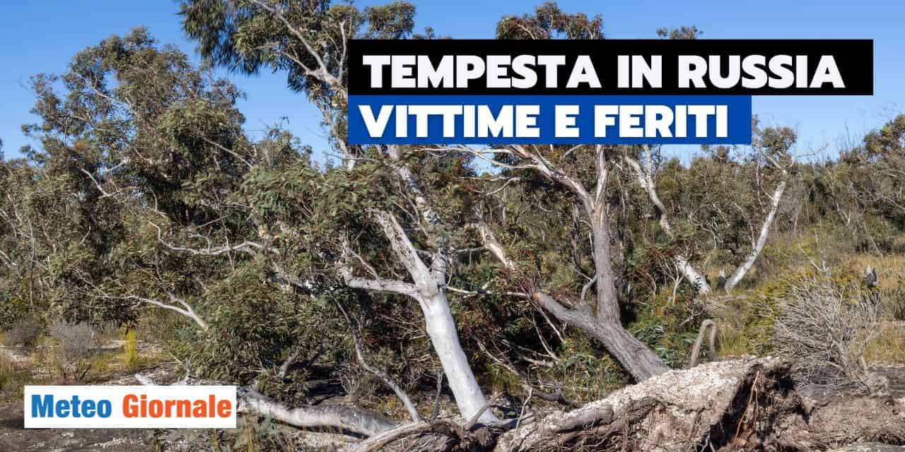 Meteo: tempesta disastrosa in Russia, bambini tra le vittime