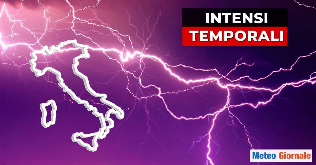 meteo temporali nord italia