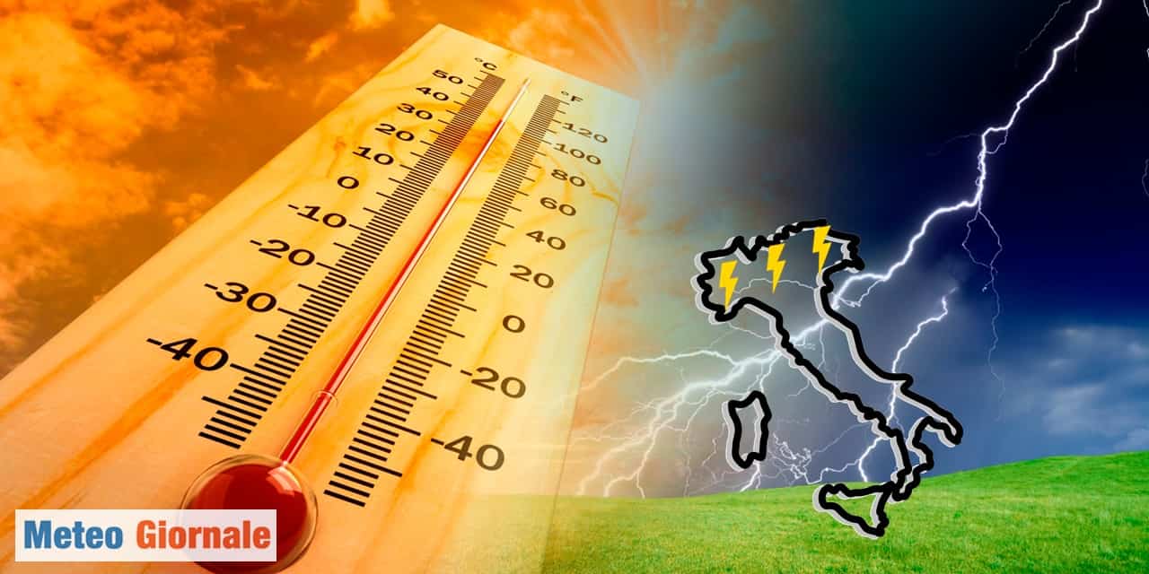 Meteo: caldo anche oltre 45 gradi. Nord a rischio temporali e grandine. Refrigerio, ipotesi