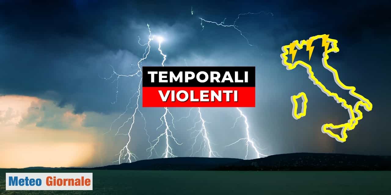 Meteo: non solo caldo, temporali violenti in vista per il Nord Italia
