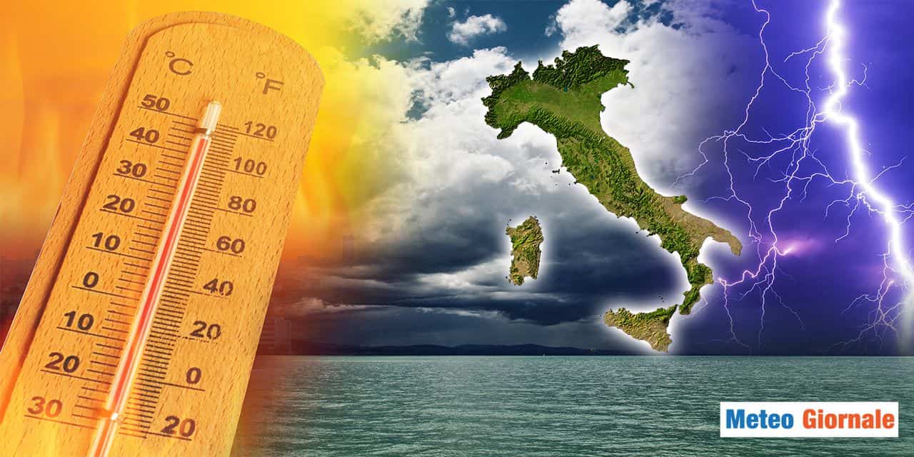 Meteo, la minor goccia fredda innescherà un’esplosione di temporali tropicali