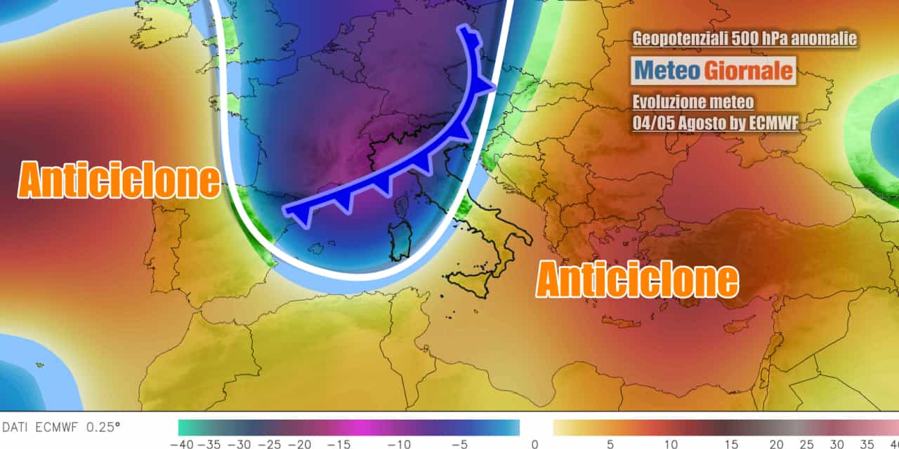 Possibile burrasca la prossima settimana