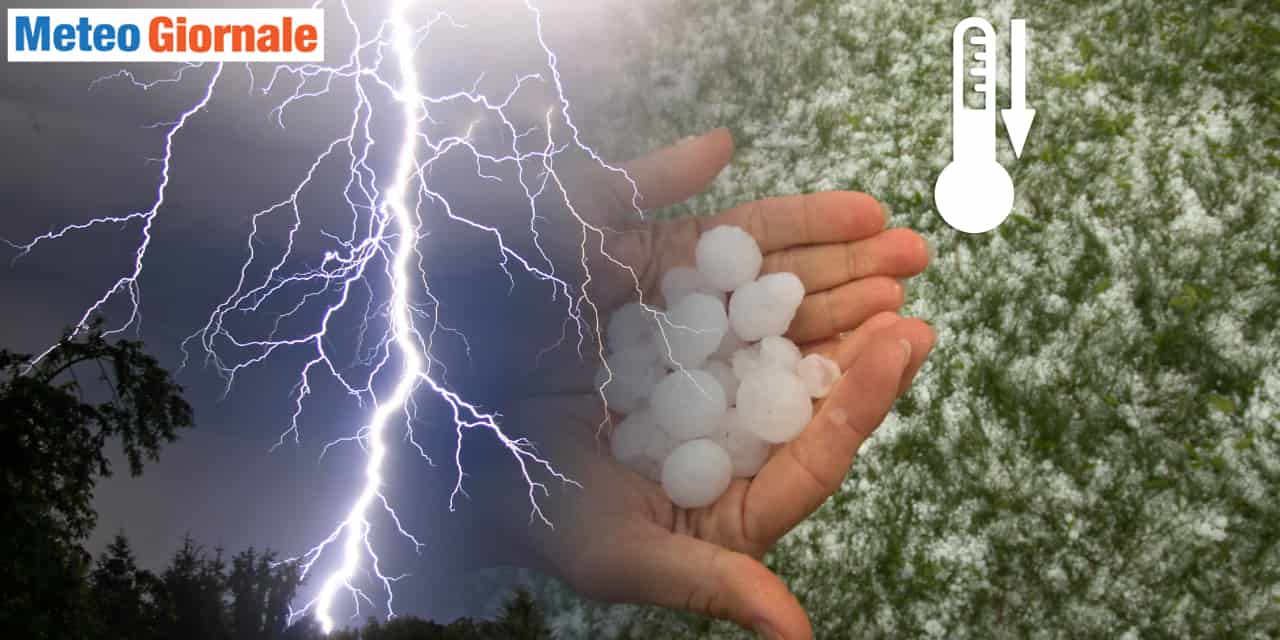 Esplosione di temporali dopo il gran caldo