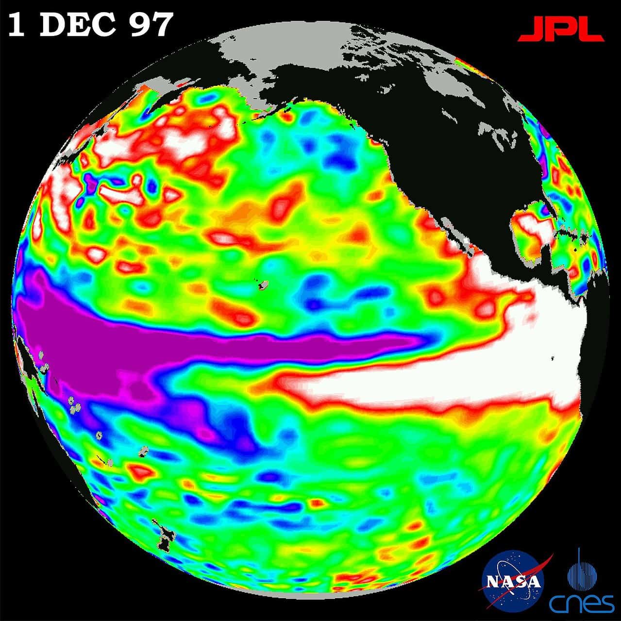 1997 El Nino TOPEX