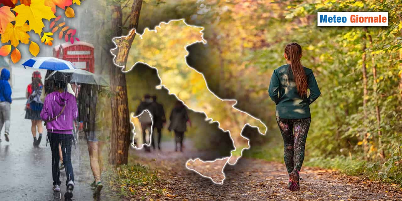 METEO 15 giorni, l’autunno batterà un primo colpo