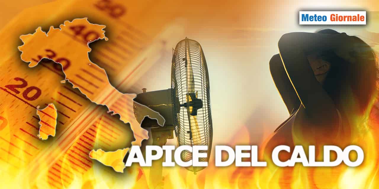 Meteo Temperature: verso l’apice del grande Caldo