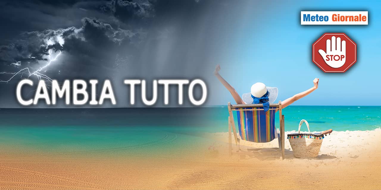 METEO 15 giorni, duro colpo all’estate