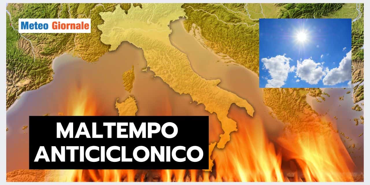 Meteo: il tempo peggiora…per il TROPPO CALDO specie al Nord Italia
