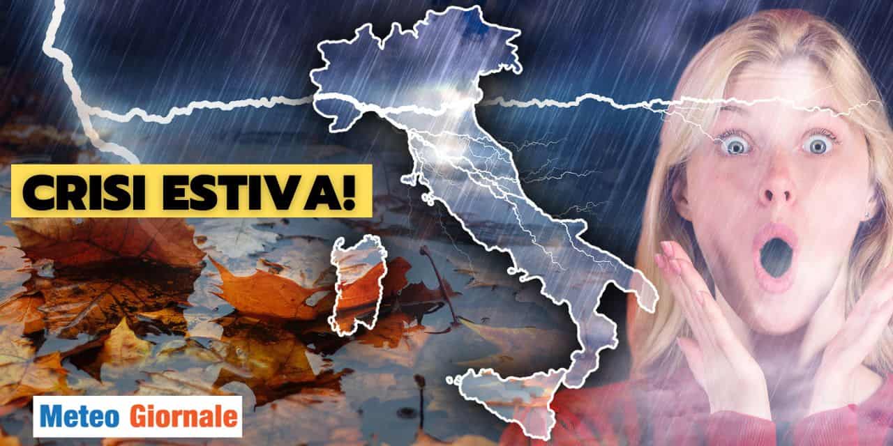 Meteo: crisi dell’Estate, è realtà