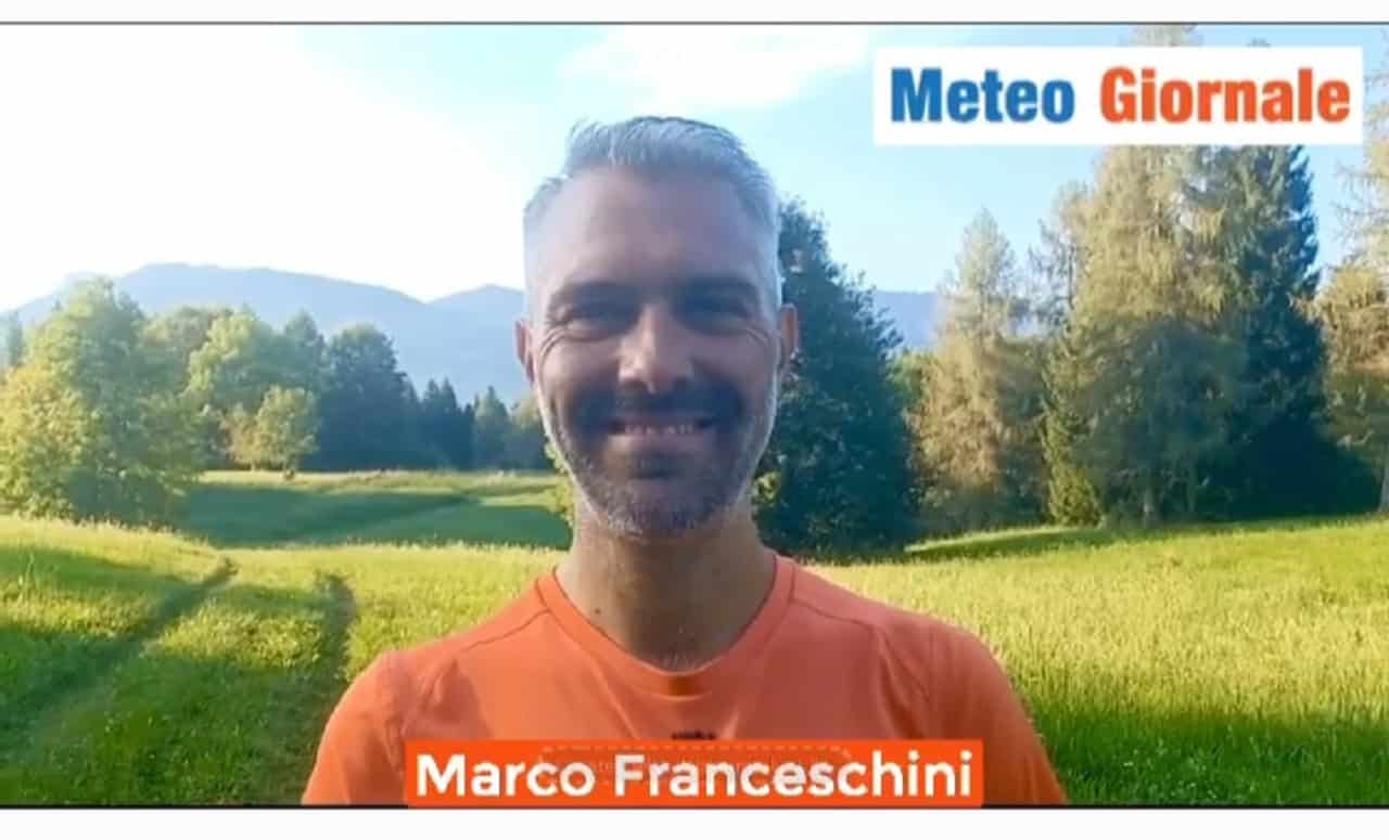 Video meteo: fase termica sotto media? Vediamo perchè e da quando.