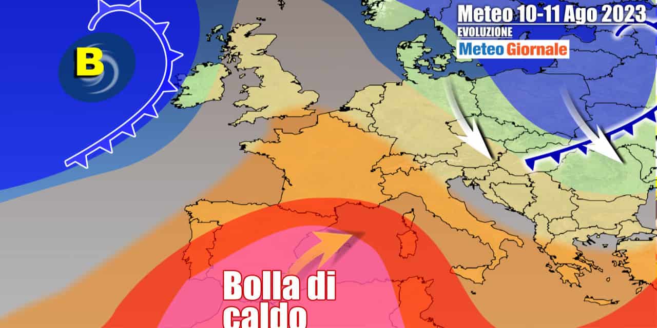 Arriva il caldo specie dal weekend