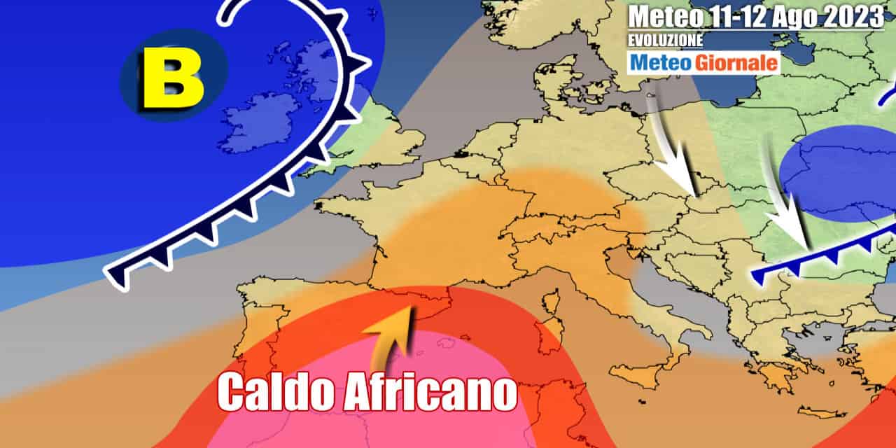 Torna l'Estate calda africana gradualmente