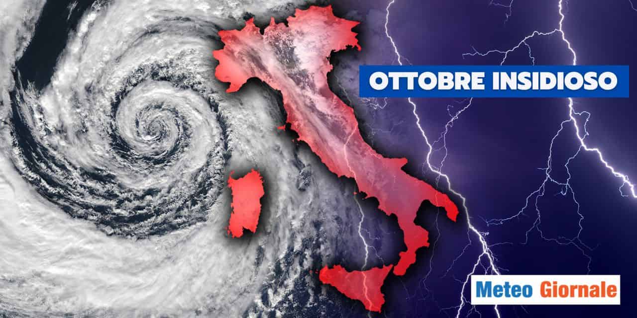 Meteo Ottobre: proiezioni non confortevoli per l’Autunno