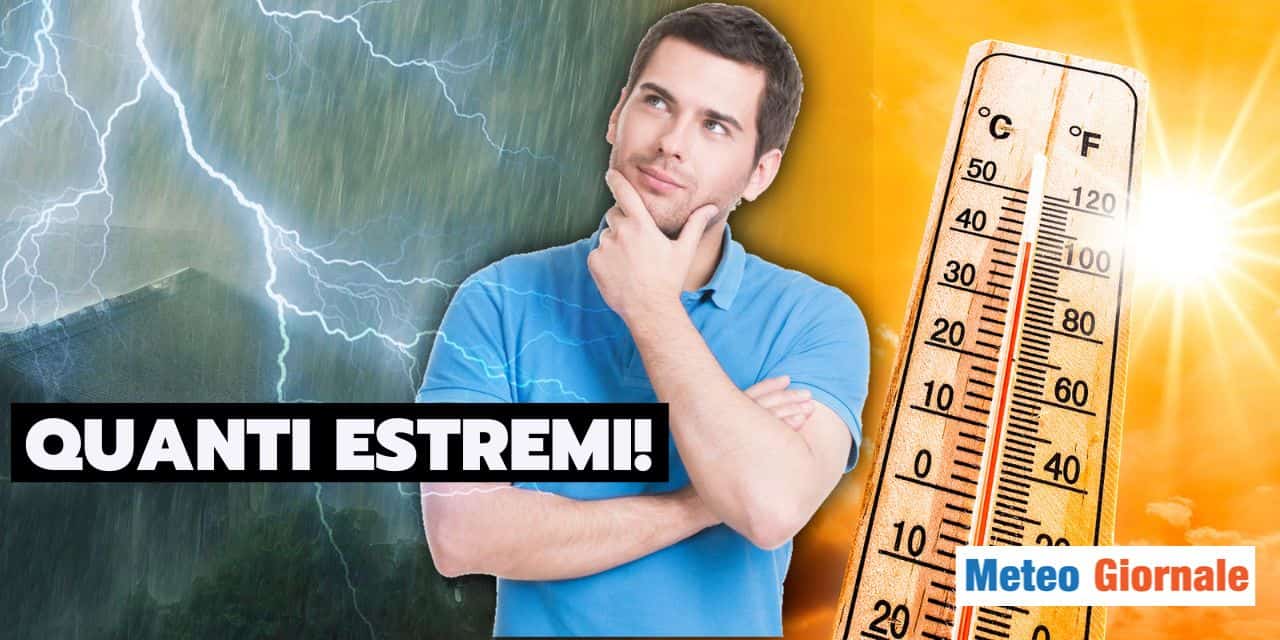 Meteo: quanti estremi! Dal caldo al ciclone e di nuovo al caldo?