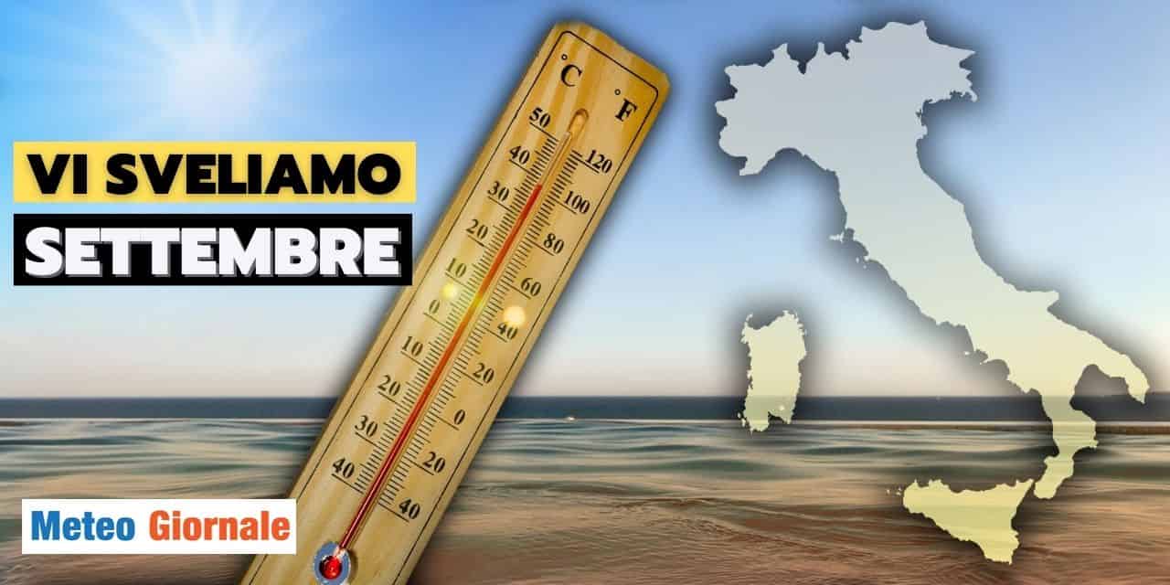 Meteo: Settembre e l’Autunno alle porte, la tendenza vi piacerà
