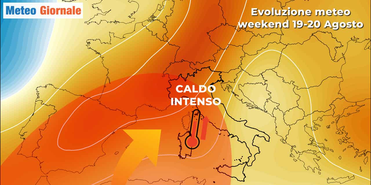 meteo week end caldo intenso