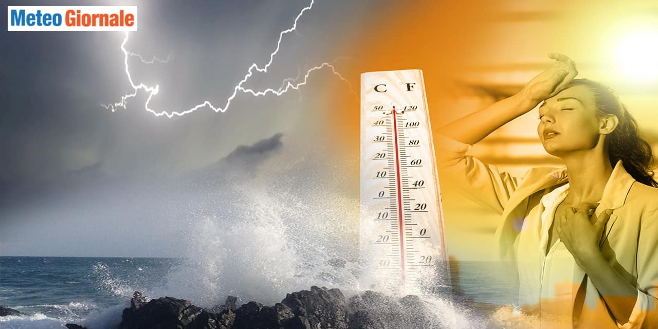 Rischio fenomeni meteo violenti per il caldo eccessivo