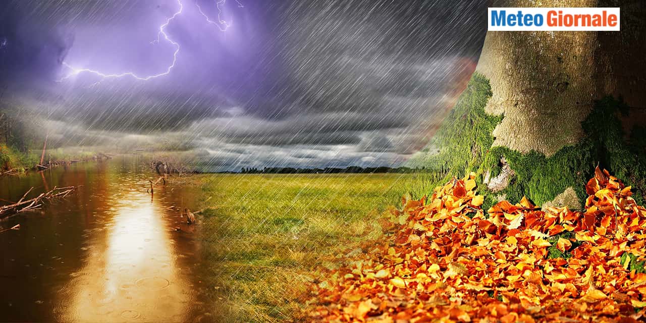 Percorso verso l'autunno accidentato