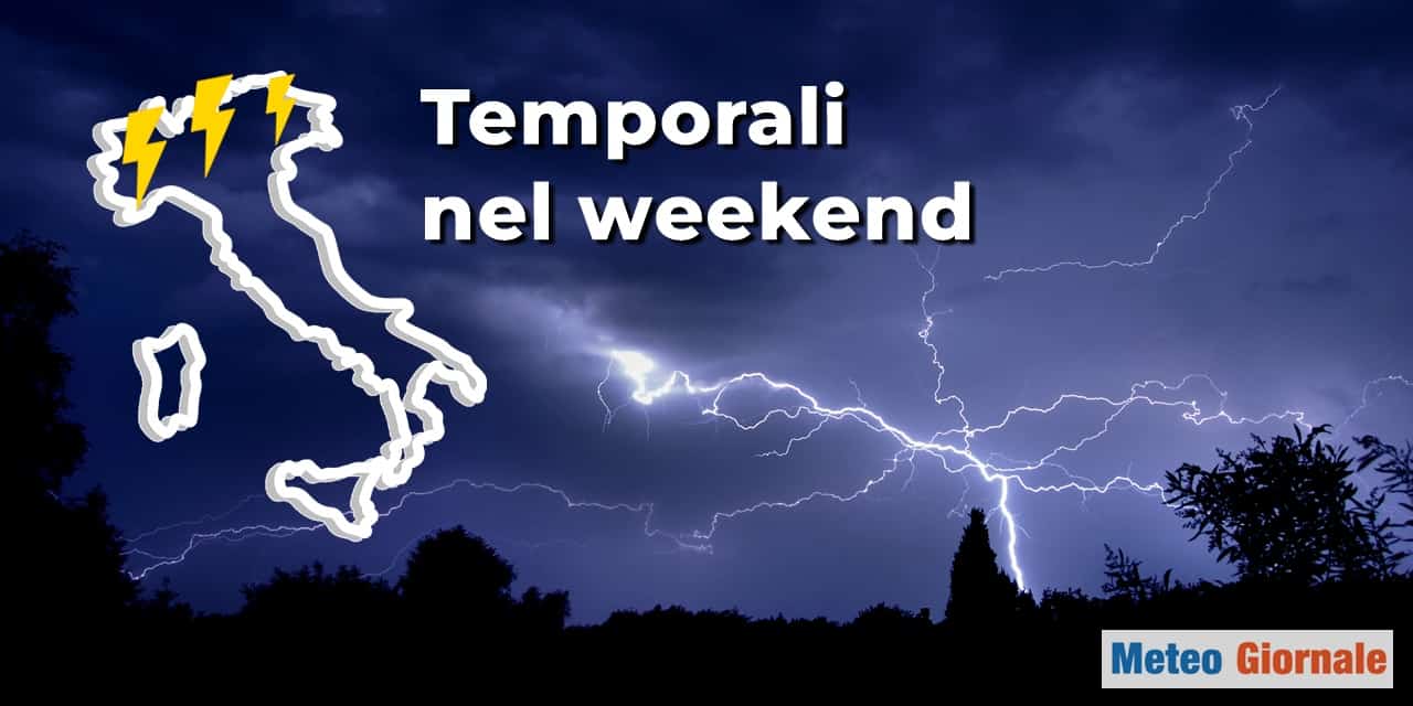 Meteo: l’Anticiclone sta per crollare, primi forti temporali nel weekend