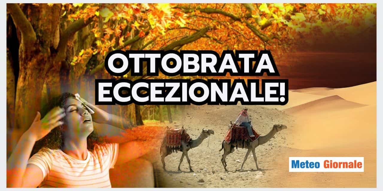 Meteo: ECCEZIONALE OTTOBRATA in arrivo, ecco quando finirà