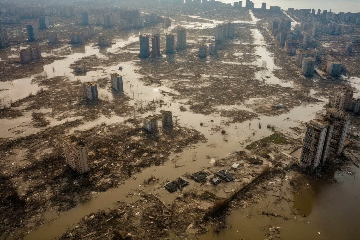 Devastanti conseguenze dell’alluvione in Libia viste dal satellite