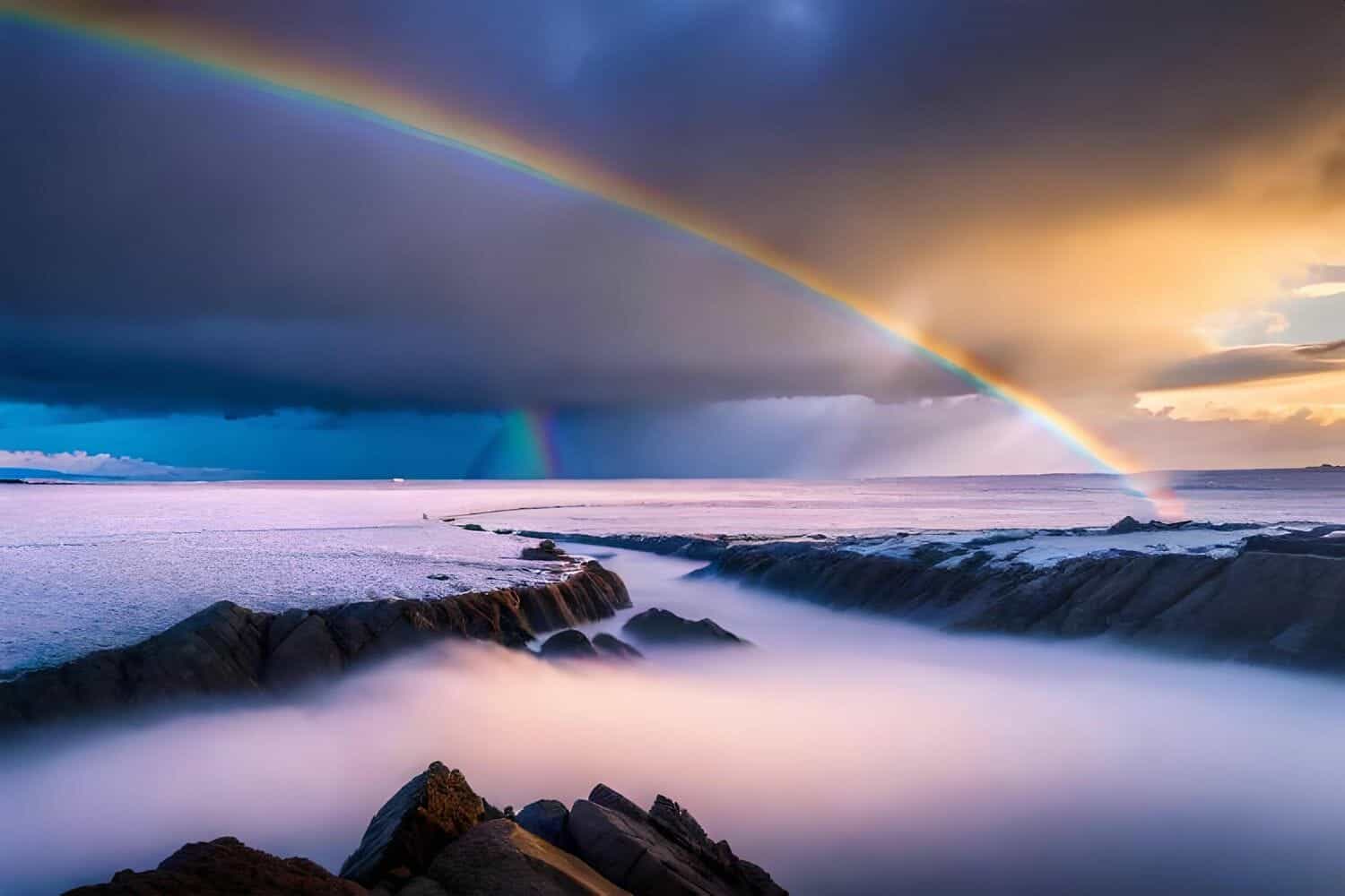 Arcobaleno misterioso attraversa il fiordo della Groenlandia: teorie degli scienziati