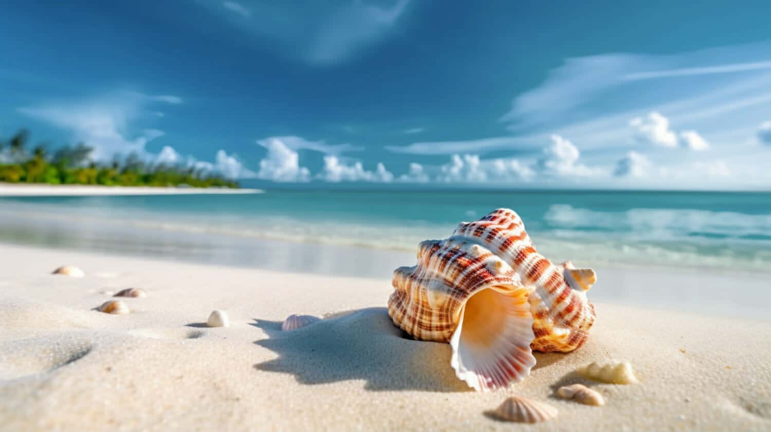bellissimo paesaggio marino