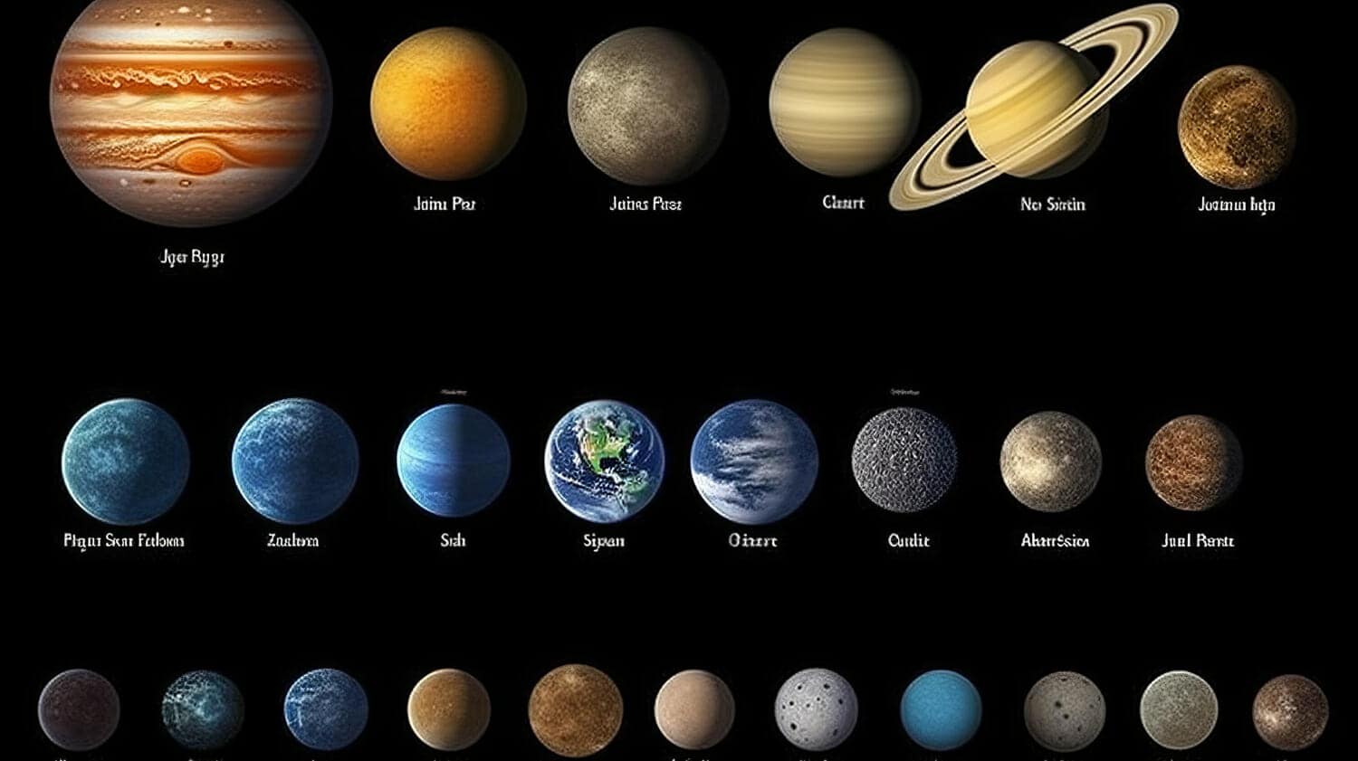 i pianeti nel nostro sistema solare generati dall ia