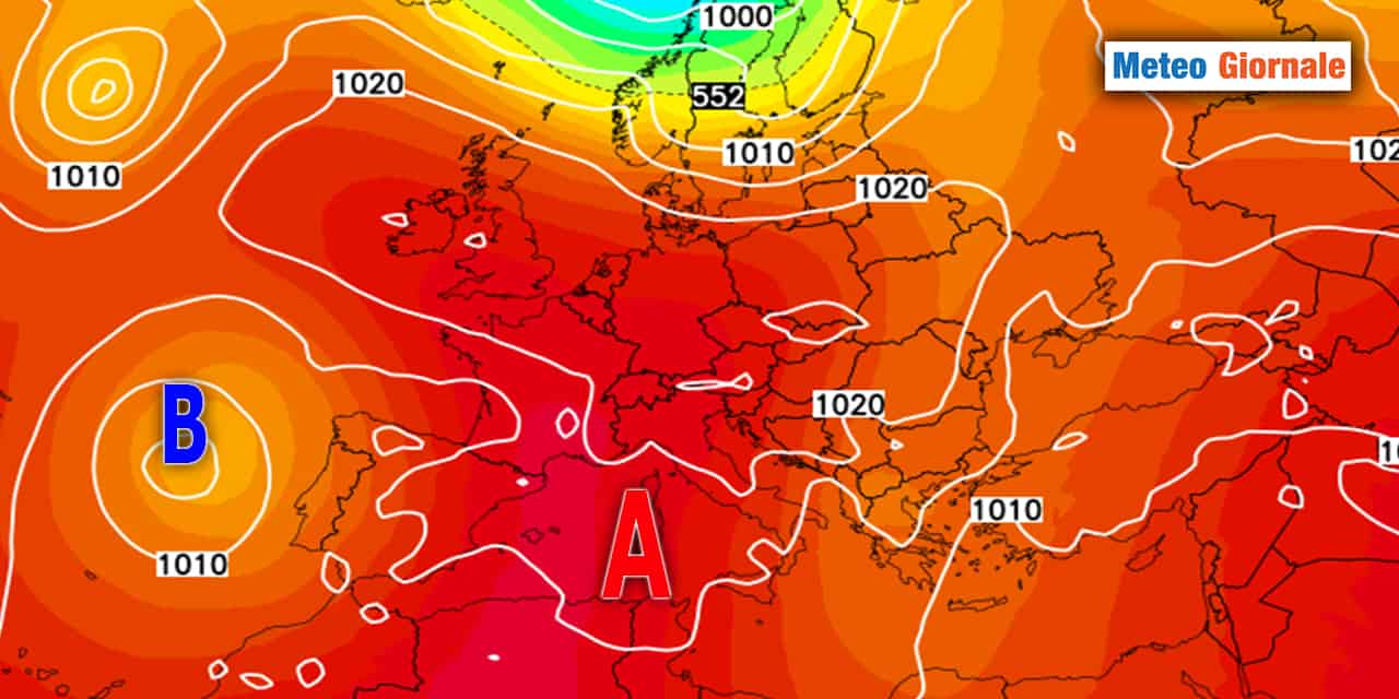 mappa sinottica meteogiornale