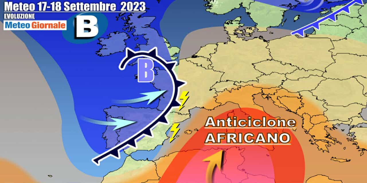 Cambia tutto la prossima settimana, con l'anticiclone che sarà scacciato