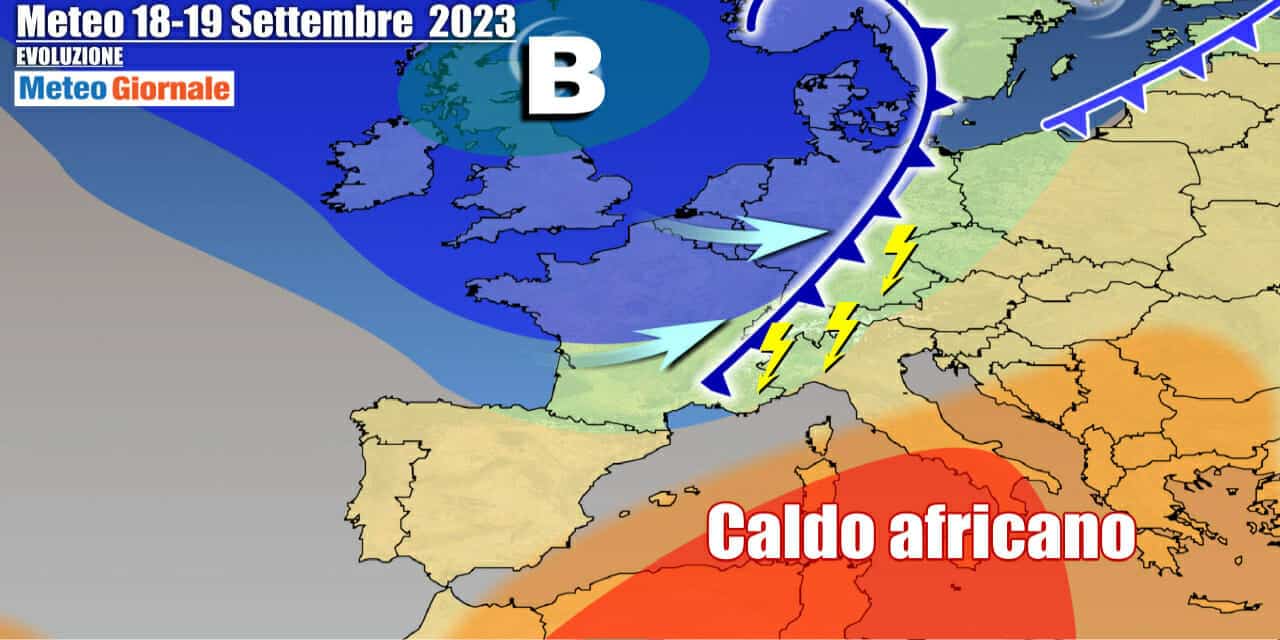 Arrivano temporali al Nord ad inizio settimana