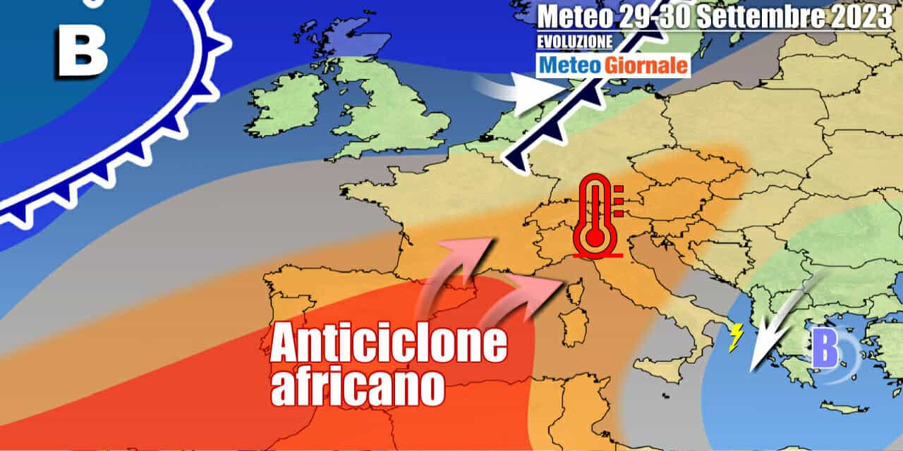 Nel weekend anticiclone in espansione anche al Sud