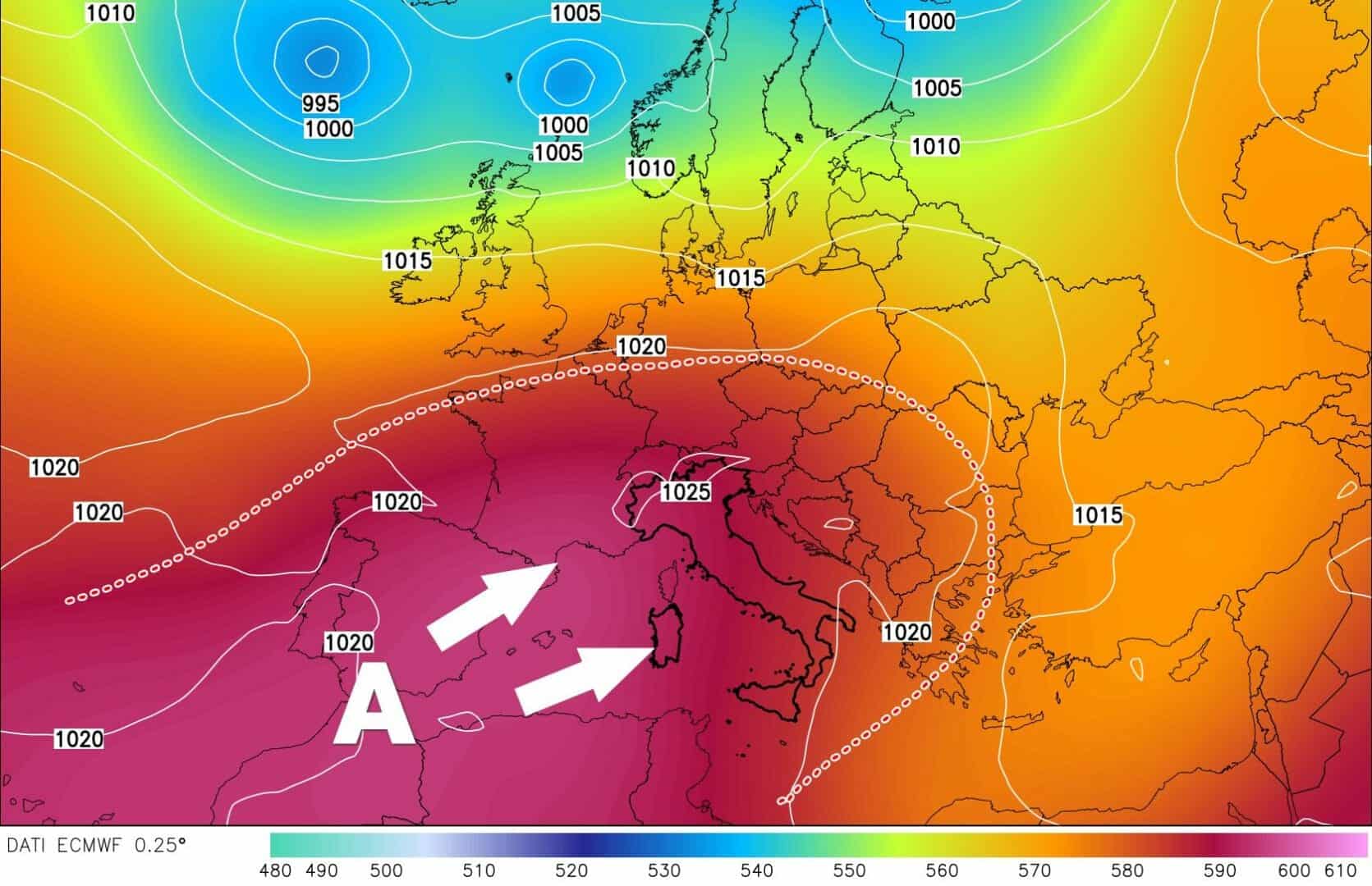 meteo anticiclone africano inizio ottobre