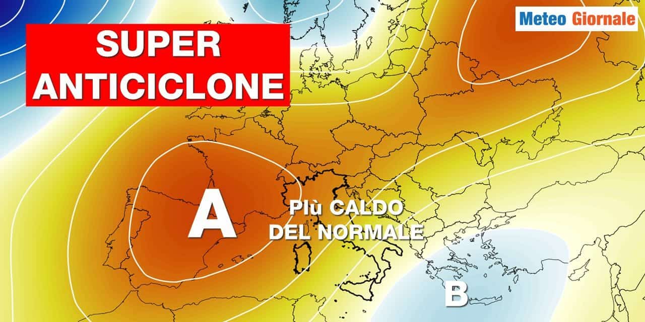 meteo anticiclone fine mese