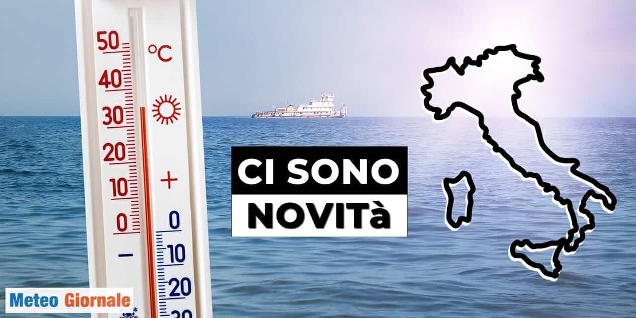 meteo caldo novita prossima settimana