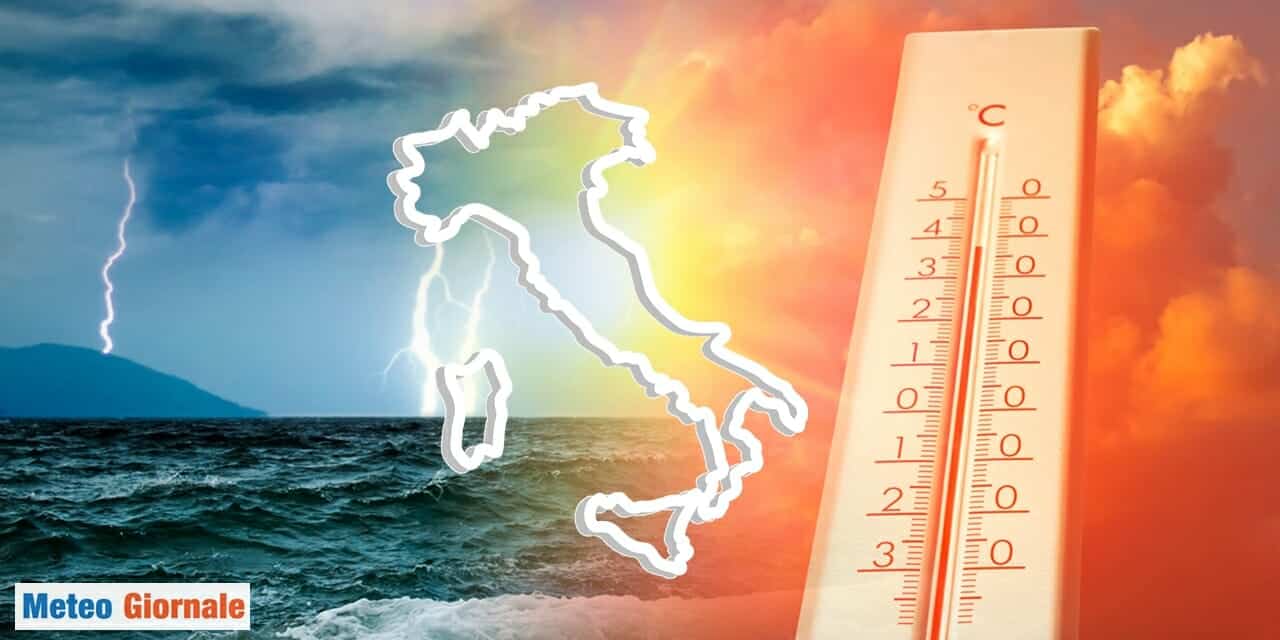 meteo caldo temporali