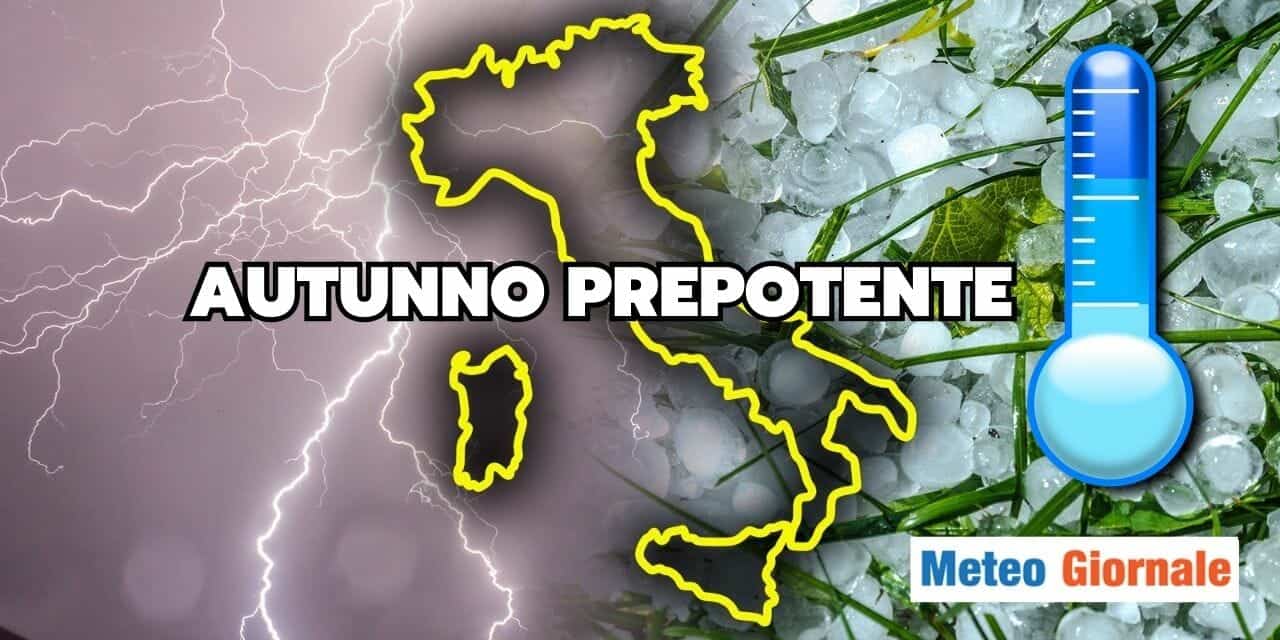 Meteo: ciclone di inizio Autunno sarà severo per l’Italia