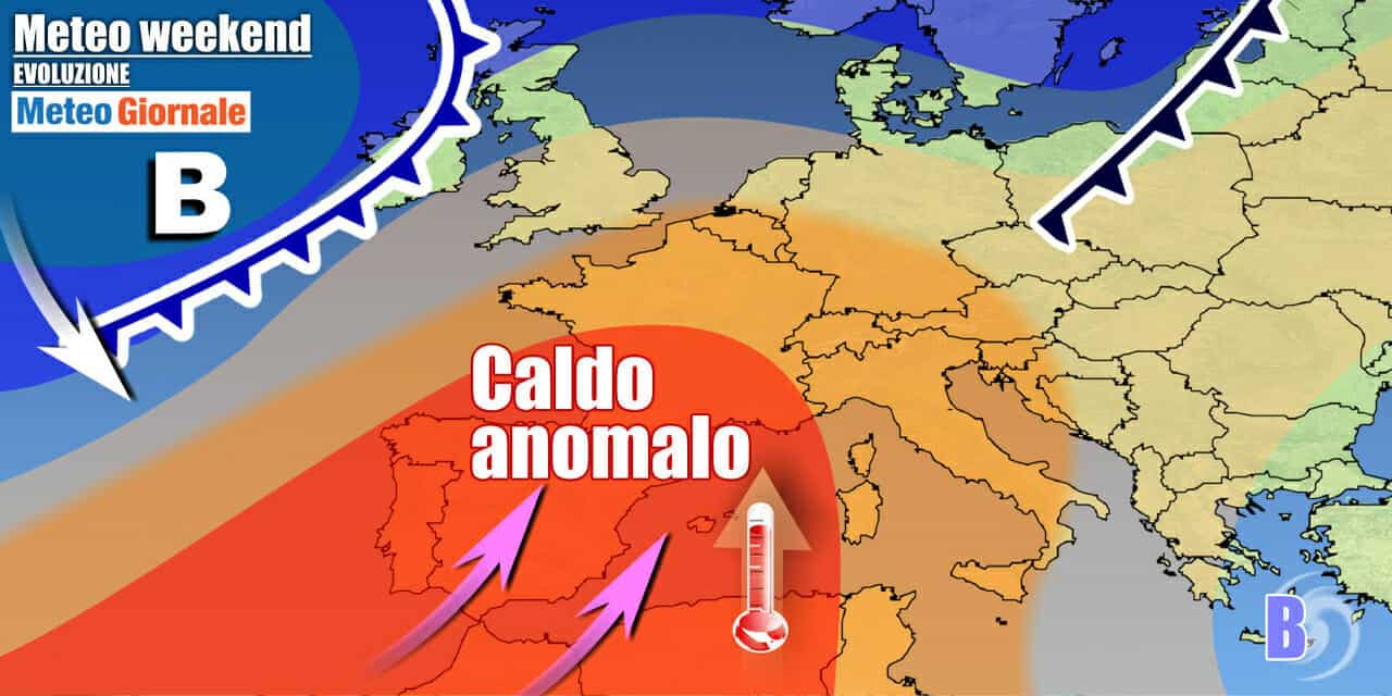 Meteo anticiclonico e caldo anomalo