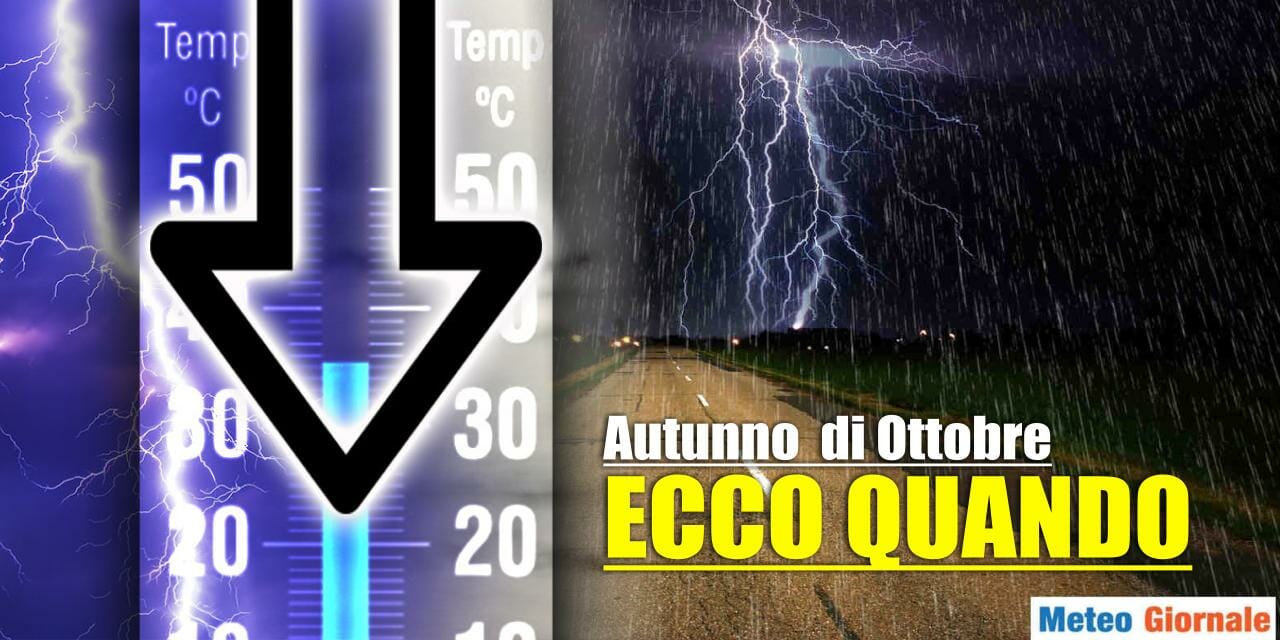 Ottobre cambierà volto